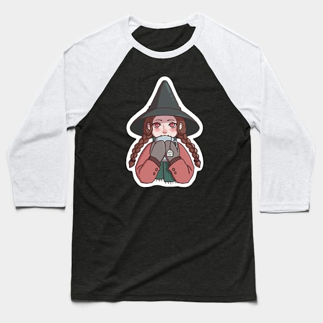 Happy tea Baseball T-Shirt by Art of Mina